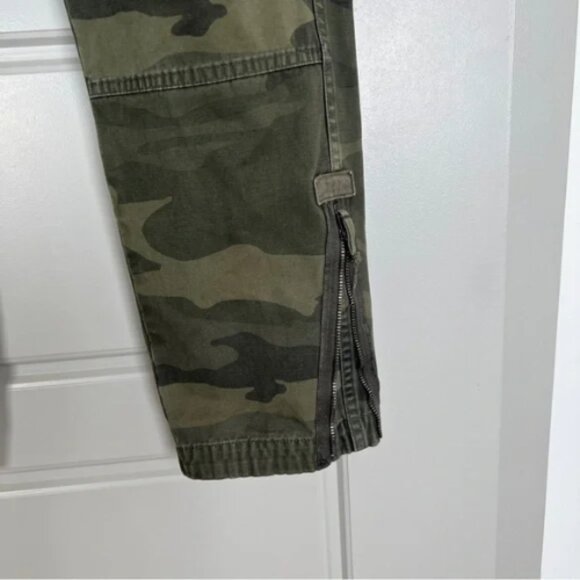 Abercrombie‎ Fitch Rustin Athletic Slim Cargo Pants Green Camo 32 x 30 *see note - Picture 4 of 11